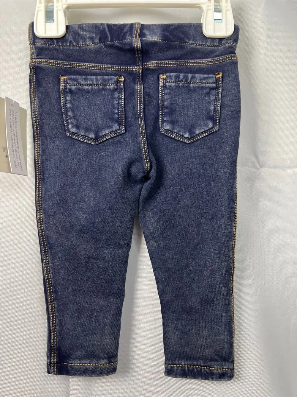 Tucker and Tate Dark indigo wash soft skinny jeggings NWT size 6 months